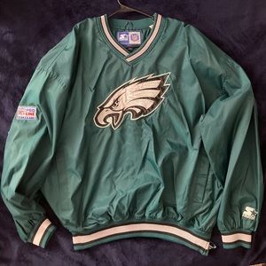 Vintage Starter Eagles Windbreaker Sz XL
